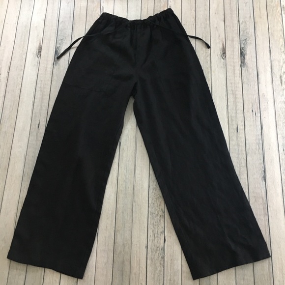 eskandar Pants - Eskandar wide linen pants w/ pockets NWOT